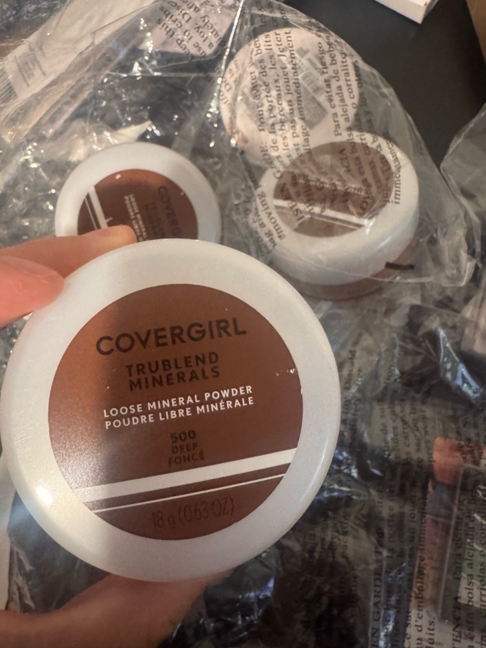 CoverGirl TruBlend Minerals Loose Mineral Powder - Deep (500) 4 pack
